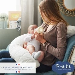 Coussin D'allaitement Bambou Ecru De P'tit Lit -Magasin De Produits Pour Bébés 01063074 6