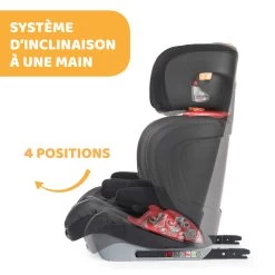 Siège Auto Oasys Evo 2-3 Fix Plus Jet Black De Chicco -Magasin De Produits Pour Bébés 01090361 6