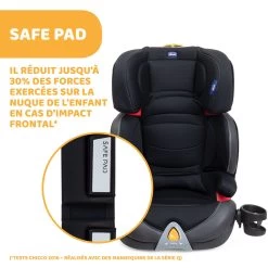 Siège Auto Oasys Evo 2-3 Fix Plus Jet Black De Chicco -Magasin De Produits Pour Bébés 01090361 7