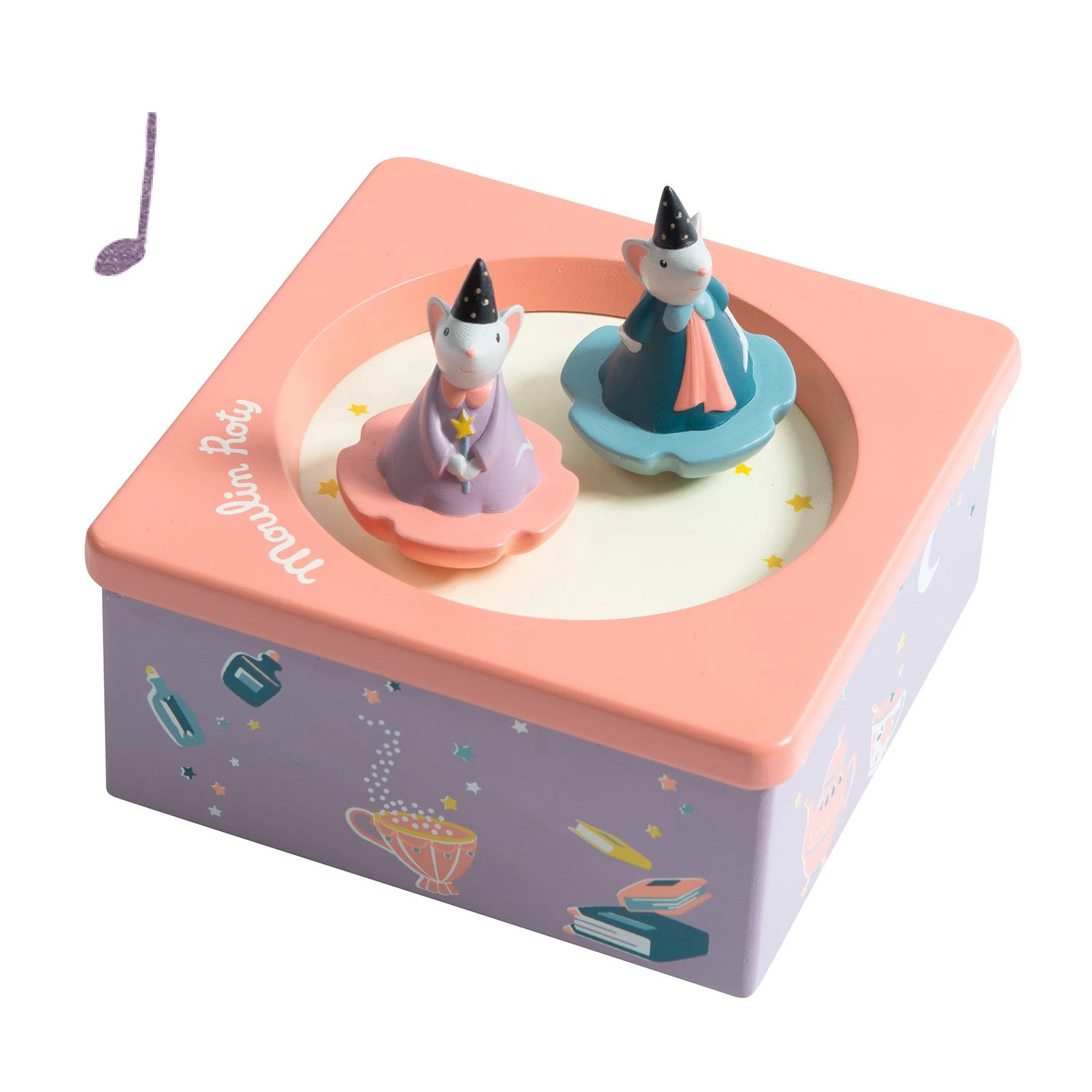 Il était Une Fois Boîte à Musique Rose/violet De Moulin Roty 3 Il était Une Fois Boîte à Musique Rose/violet De Moulin Roty