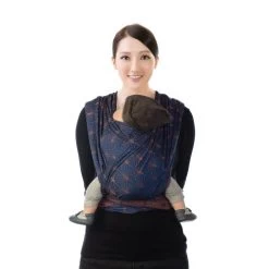 Écharpe De Portage Tissée BB-Slen Ornate Blue 490 Cm De Babylonia