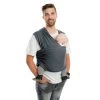 Écharpe De Portage Extensible Tricot-Slen Bambou Bio Smokey Grey De Babylonia -Magasin De Produits Pour Bébés 01099086 1
