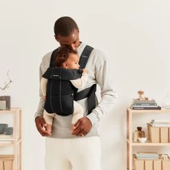 Porte-bébé Mini Noir Coton De BabyBjörn -Magasin De Produits Pour Bébés 01102885 4