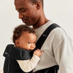 Porte-bébé Mini Noir Coton De BabyBjörn -Magasin De Produits Pour Bébés 01102885 5