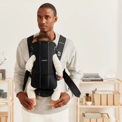 Porte-bébé Mini Noir Coton De BabyBjörn -Magasin De Produits Pour Bébés 01102885 6