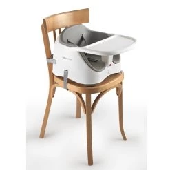 Réhausseur De Chaise Booster Gris De Aubert Concept -Magasin De Produits Pour Bébés 01103467 3