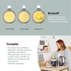 Nutribaby(+) XL Robot Multifonctions Bébé Grande Capacité De Babymoov -Magasin De Produits Pour Bébés 01112525 5