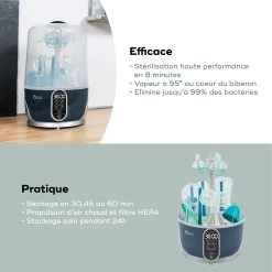 Stérilisateur Turbo Pure - Sèche-Biberons De Babymoov -Magasin De Produits Pour Bébés 01112534 4