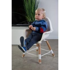 Chaise Haute Evolu 2 + Arceau Naturel/Blanc De Childhome -Magasin De Produits Pour Bébés 01115616 10