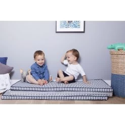 Tapis/Matelas De Sol Blue Stripes De Babytolove -Magasin De Produits Pour Bébés 01115886 7