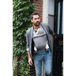 Écharpe De Portage Tricot-Slen Organic Extensible Bio Organic Silvercloud De Babylonia -Magasin De Produits Pour Bébés 01122110 4