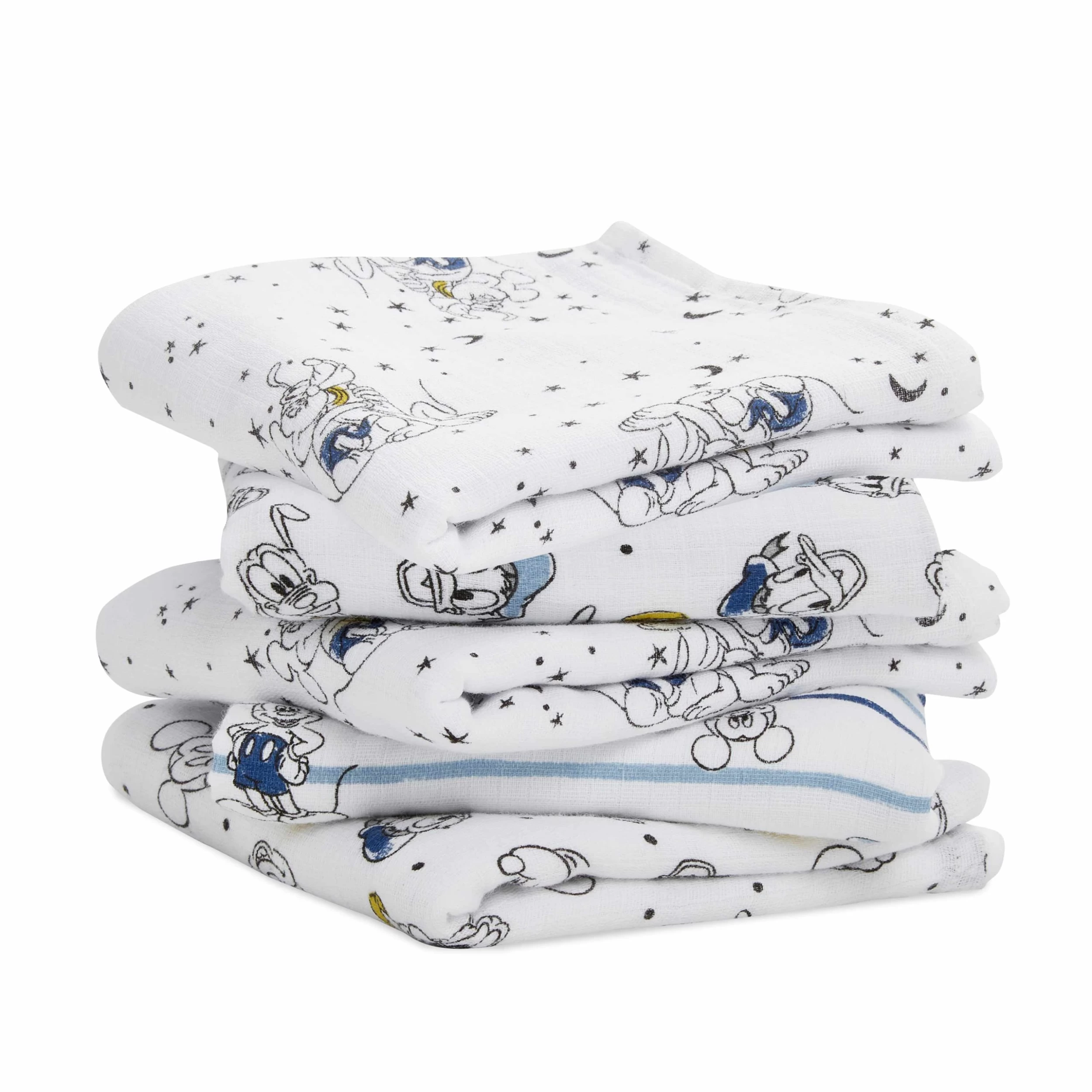 Lot De 5 Langes Musy 60x60 Mickey De Aden + Anais Essentials 3 Lot De 5 Langes Musy 60x60 Mickey De Aden + Anais Essentials