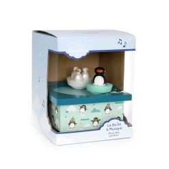 Boîte à Musique Bois Pingouin De Trousselier -Magasin De Produits Pour Bébés 01138371 5