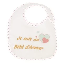 Lot De 7 Bavoirs Naissance Baby Love Fille De Trois Kilos Sept -Magasin De Produits Pour Bébés 01141143 8