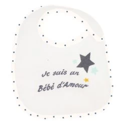 Lot De 7 Bavoirs Naissance Baby Love Garçon De Trois Kilos Sept -Magasin De Produits Pour Bébés 01141144 8
