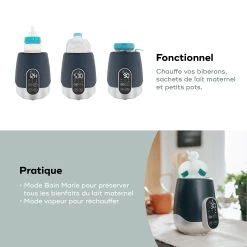 Chauffe-biberon Nutri Smart Bleu De Babymoov 12 Chauffe-biberon Nutri Smart Bleu De Babymoov -Magasin De Produits Pour Bébés 01141259 4