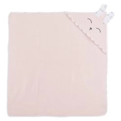 Cape De Bain Lapin Câlin Rose Primrose De P'tit Bisou