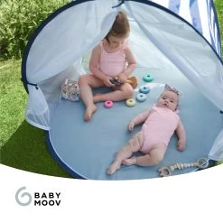 Tente Anti-UV Haute Protection 50+ Marinière Bleu De Babymoov -Magasin De Produits Pour Bébés 01148352 8