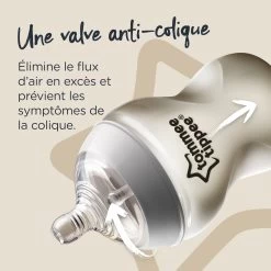 Biberon Closer To Nature Verre Bleu 250 Ml De Tommee Tippee -Magasin De Produits Pour Bébés 01149838 6