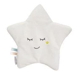 Mon étoile Relax Bouillotte Graines De Lin Blanc/Gris De Candide