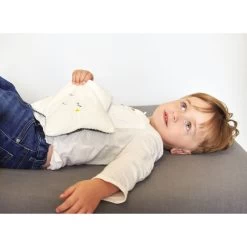 Mon étoile Relax Bouillotte Graines De Lin Blanc/Gris De Candide -Magasin De Produits Pour Bébés 01151288 5