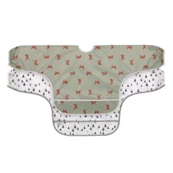 LÄSSIG Lot De 2 Bavoirs Manches Longues Avec Poche Little Forest Renard De Lässig
