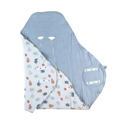 Mix & Match Couverture Promenade Mousseline Bio Jungle De Noukies -Magasin De Produits Pour Bébés 01165100 6