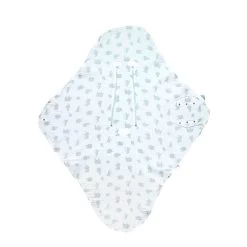 Mix & Match Couverture Promenade Mousseline Bio Safari Sauge De Noukies -Magasin De Produits Pour Bébés 01165105 4