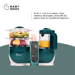 Nutribaby(+) Robot Multifonctions Bébé 6 En 1 Opal Green De Babymoov -Magasin De Produits Pour Bébés 01170551 3