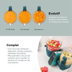 Nutribaby(+) Robot Multifonctions Bébé 6 En 1 Opal Green De Babymoov -Magasin De Produits Pour Bébés 01170551 5