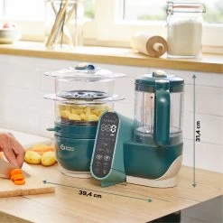 Nutribaby(+) Robot Multifonctions Bébé 6 En 1 Opal Green De Babymoov -Magasin De Produits Pour Bébés 01170551 7