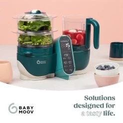 Nutribaby(+) Robot Multifonctions Bébé 6 En 1 Opal Green De Babymoov -Magasin De Produits Pour Bébés 01170551 9