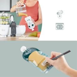 Lot De 20 Gourdes Réutilisables Isy Pouches 150 Ml De Babymoov -Magasin De Produits Pour Bébés 01172518 4