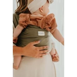 Écharpe De Portage Extensible Tricot-Slen Bambou Bio Khaki De Babylonia -Magasin De Produits Pour Bébés 01173246 3