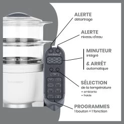 Pack Batch Cooking Nutribaby(+) & 3 Babybols 250mL Blanc De Babymoov -Magasin De Produits Pour Bébés 01174504 6