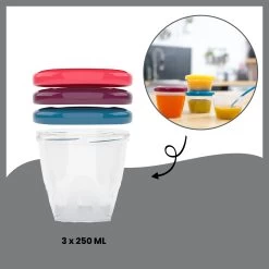 Pack Batch Cooking Nutribaby(+) & 3 Babybols 250mL Blanc De Babymoov -Magasin De Produits Pour Bébés 01174504 7