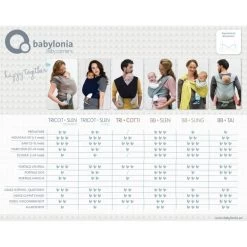 Écharpe De Portage Tissée BB-Slen Ornate Blue 490 Cm De Babylonia -Magasin De Produits Pour Bébés 18317397 3 1