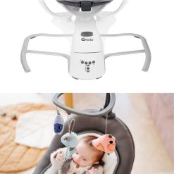 BabyMoov Balancelle Swoon Motion – Zinc -Magasin De Produits Pour Bébés P31931 SANS 4 X