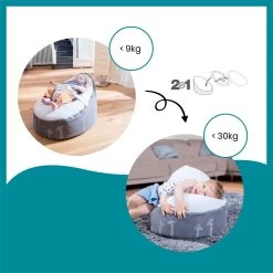BabyMoov Transat évolutif Doomoo Nid - Girafe/Gris -Magasin De Produits Pour Bébés PEVF5H NoColor 3 X
