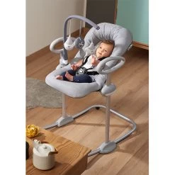 Beaba Transat Up & Down III - Heather Grey -Magasin De Produits Pour Bébés PEVF8A NoColor 5 X