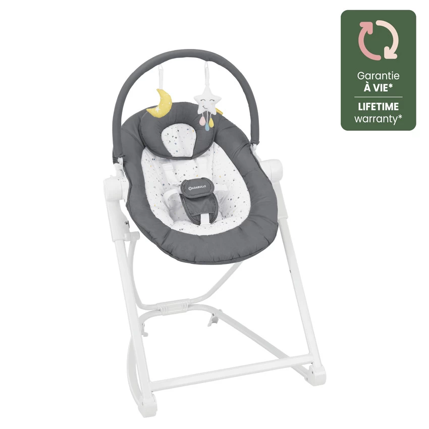 Badabulle Transat En Hauteur Compact'Up - Moonlight 3 Badabulle Transat En Hauteur Compact'Up - Moonlight