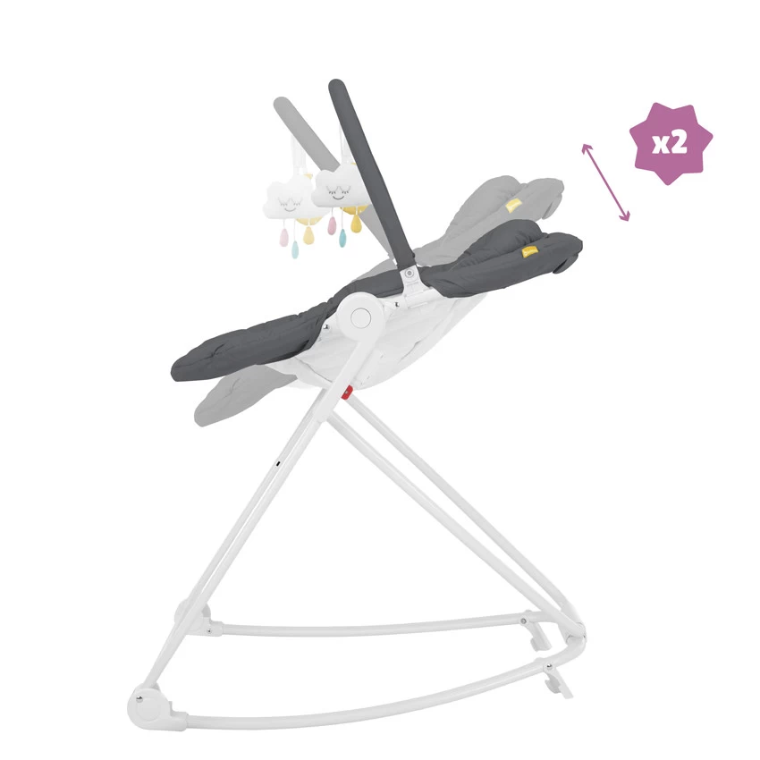 Badabulle Transat En Hauteur Compact'Up - Moonlight 6 Badabulle Transat En Hauteur Compact'Up - Moonlight – Image 4