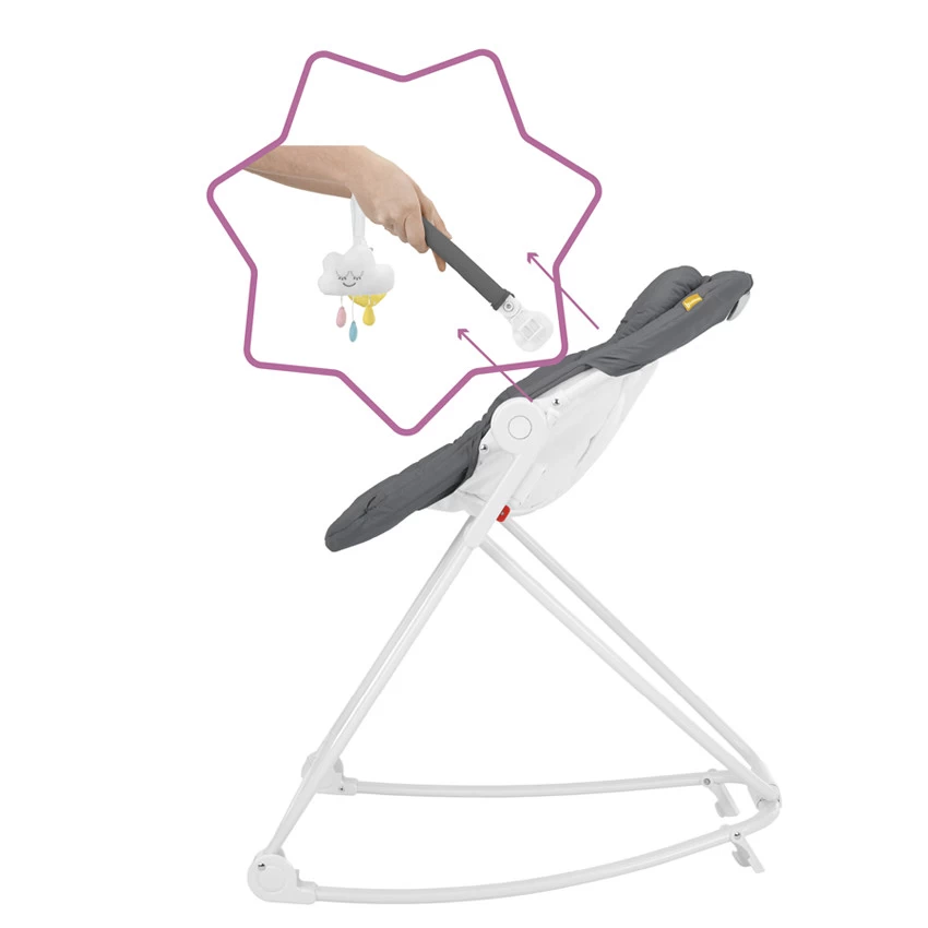 Badabulle Transat En Hauteur Compact'Up - Moonlight 7 Badabulle Transat En Hauteur Compact'Up - Moonlight – Image 5