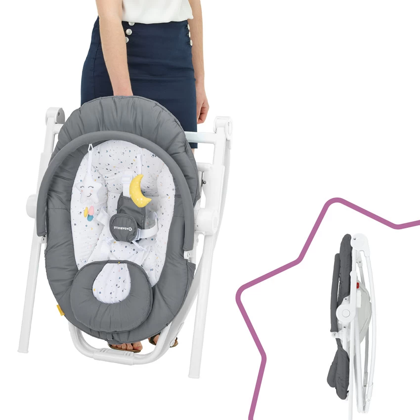 Badabulle Transat En Hauteur Compact'Up - Moonlight 8 Badabulle Transat En Hauteur Compact'Up - Moonlight – Image 6
