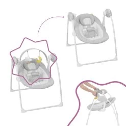 Badabulle Balancelle Confort - Candy -Magasin De Produits Pour Bébés PEVFG4 NoColor 5 X