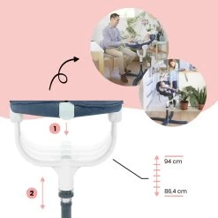 BabyMoov Transat Réglable En Hauteur Swoon Air 360° -Magasin De Produits Pour Bébés PEVFWA NoColor 4 X