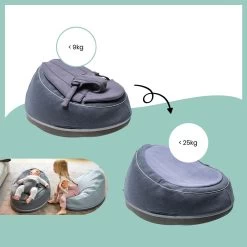 BabyMoov Transat Et Balancelle 2-en-1 Doomoo Seat'n'Swing - Bleu -Magasin De Produits Pour Bébés PEVFWZ NoColor 4 X