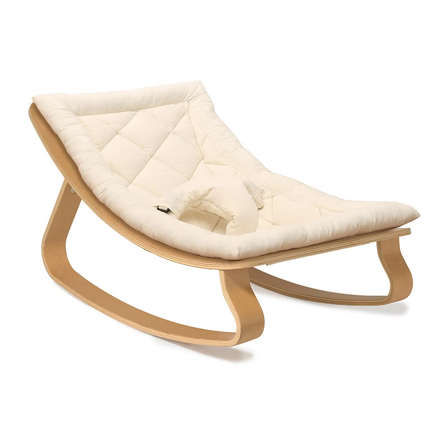 Transat Levo En Bois De Hêtre – Assise Organic White 3 Transat Levo En Bois De Hêtre – Assise Organic White